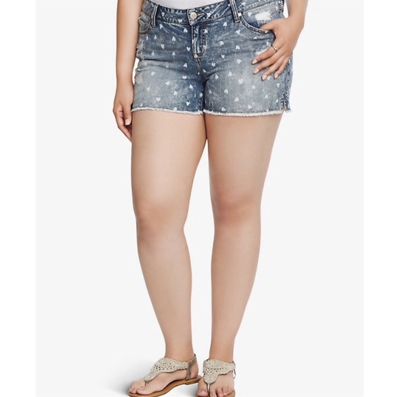 size 20 denim shorts